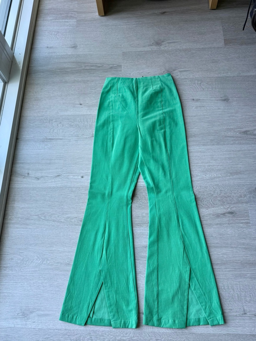 Green Free People Flare pants